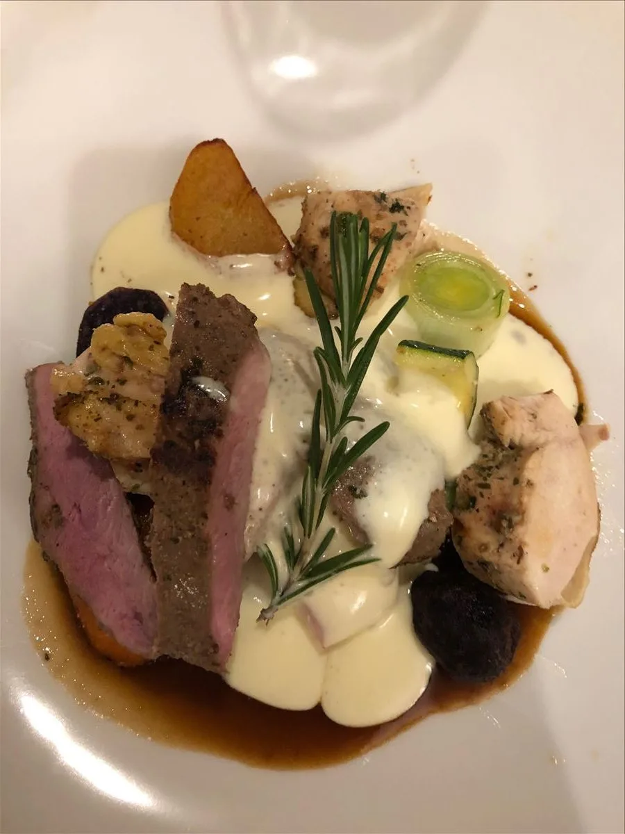 Austrian dish with meat and vegetables
