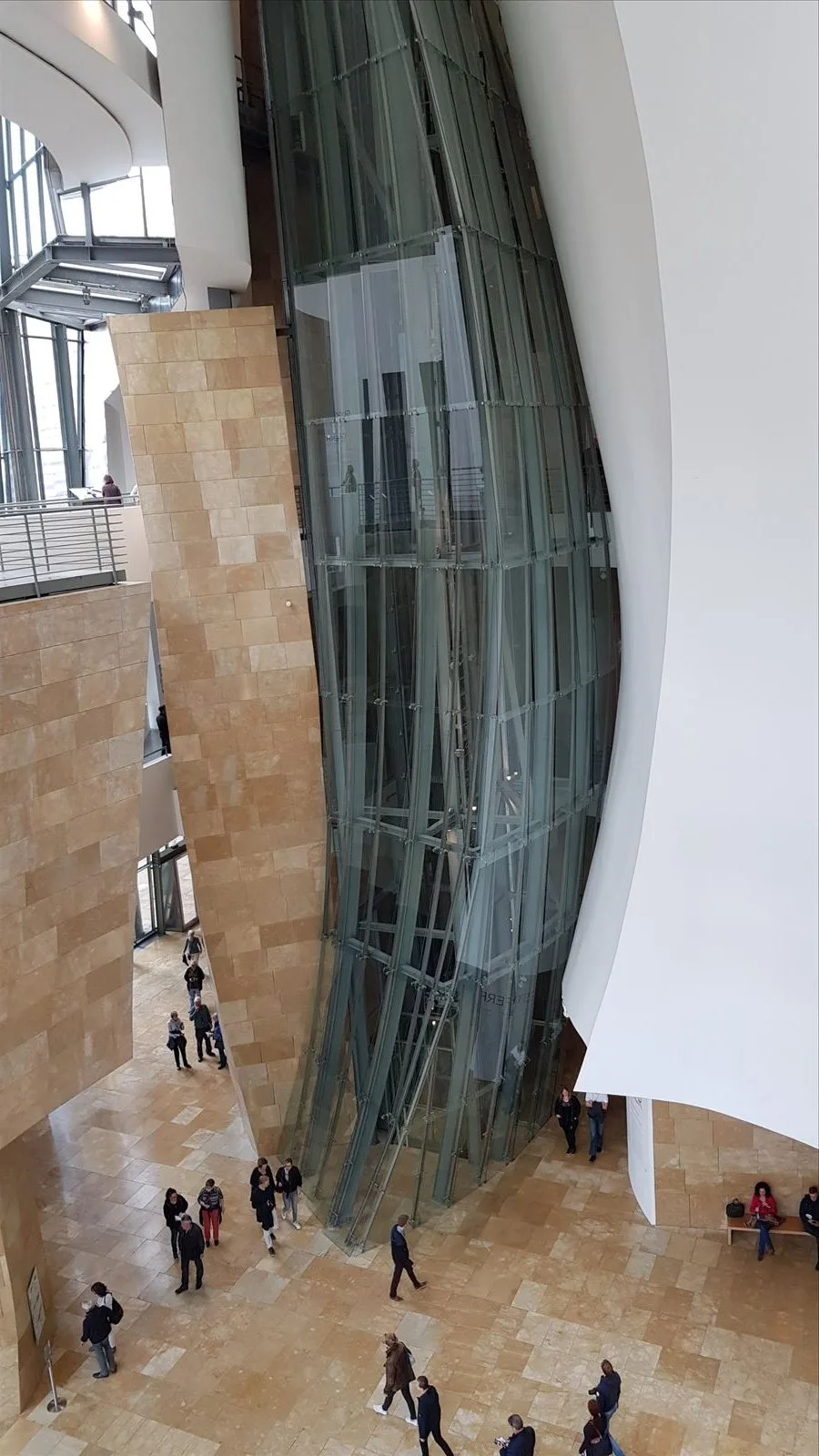 Architectural details of the Guggenheim