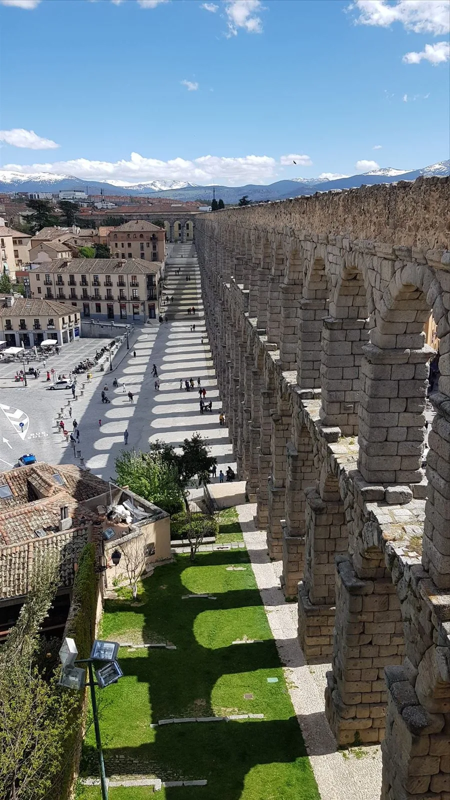 Roman aqueduct in Segovia