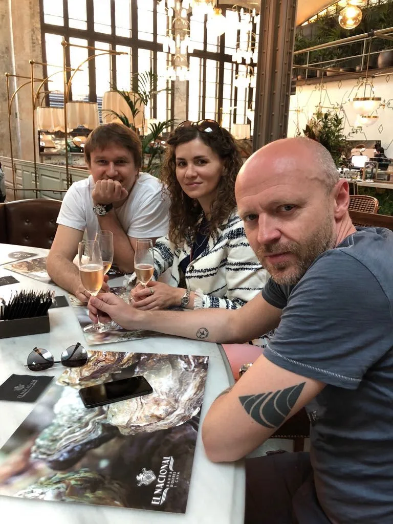 Lunch at a restaurant in San Sebastián