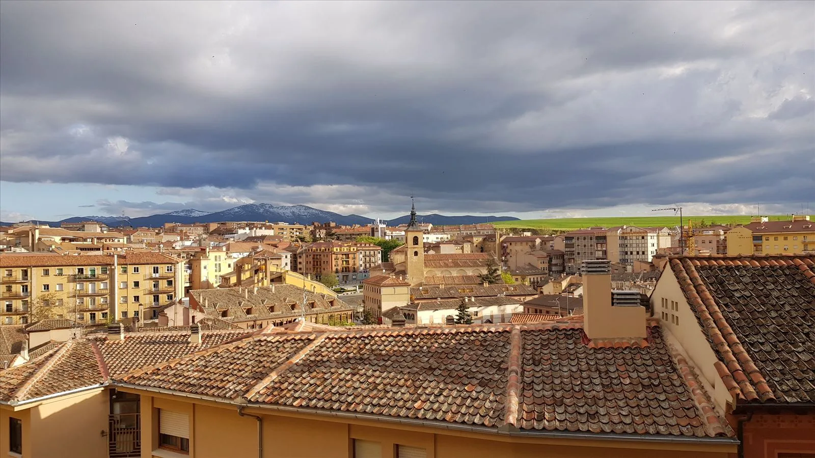 Segovia panorama from above