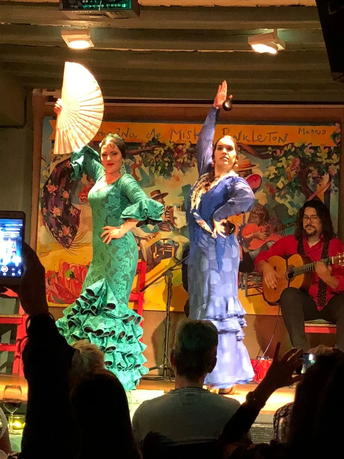 Flamenco figures in a shop window