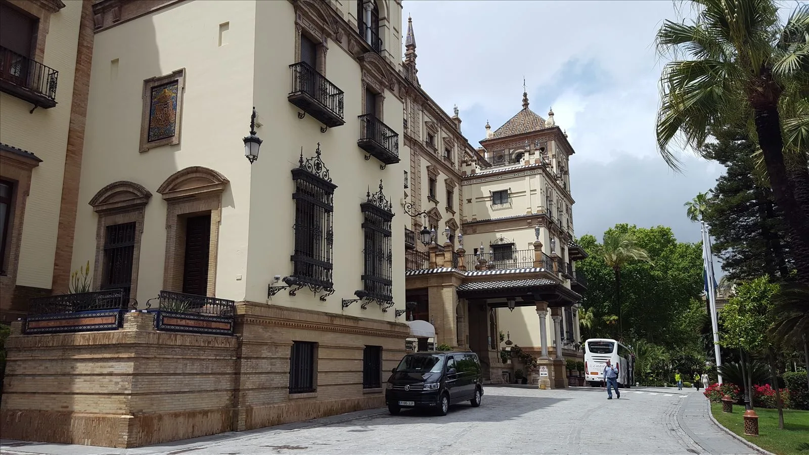 Baroque architecture in Seville's old town