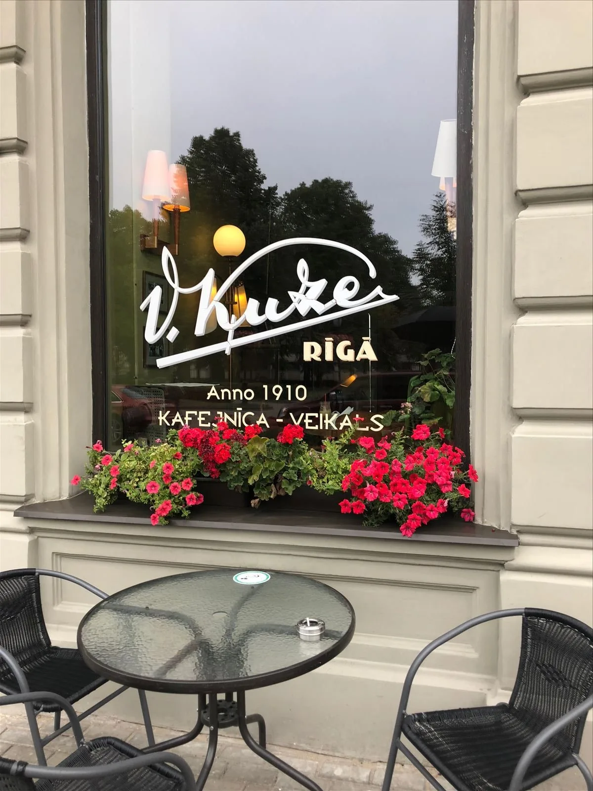 Lido café sign in Old Town Riga