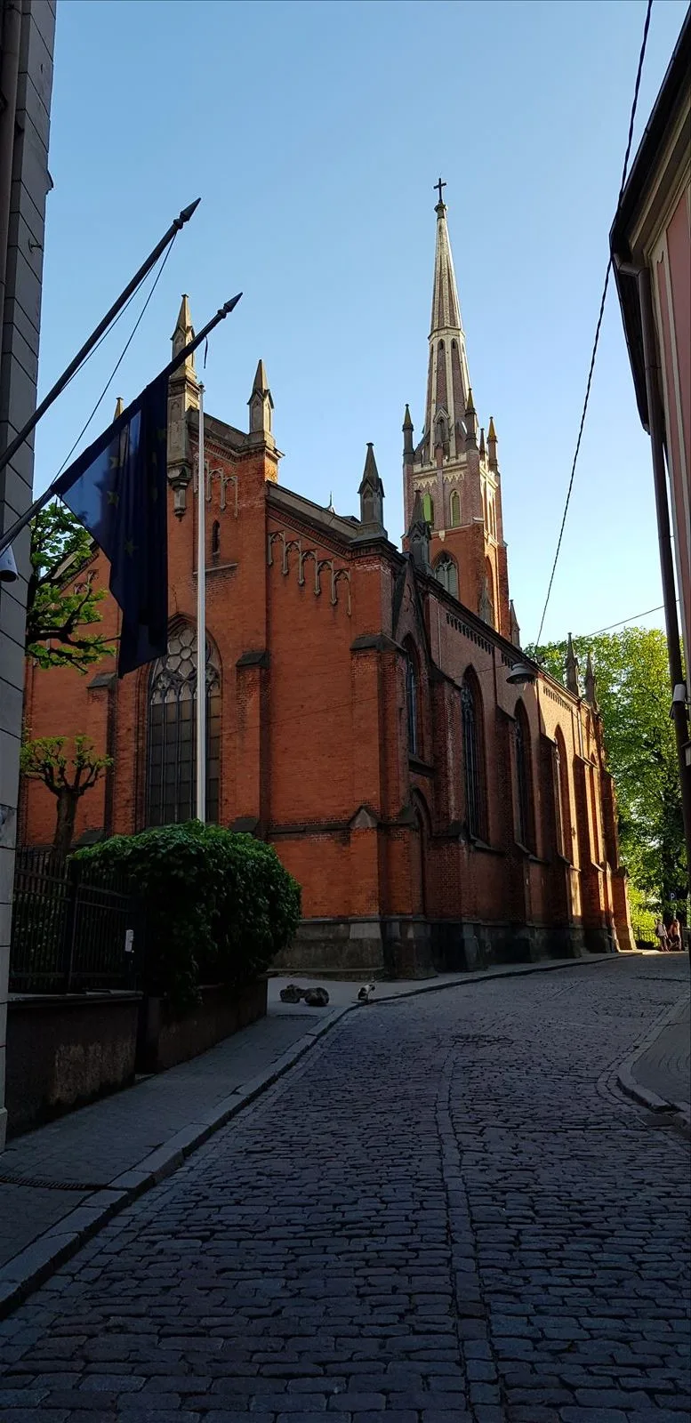 St. Peter's Church, red brick and Gothic style