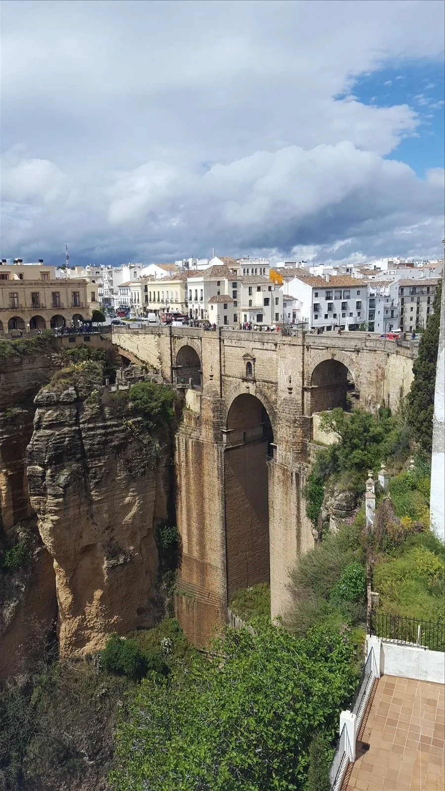 Puente Nuevo Bridge over the Tajo Gorge in Ronda