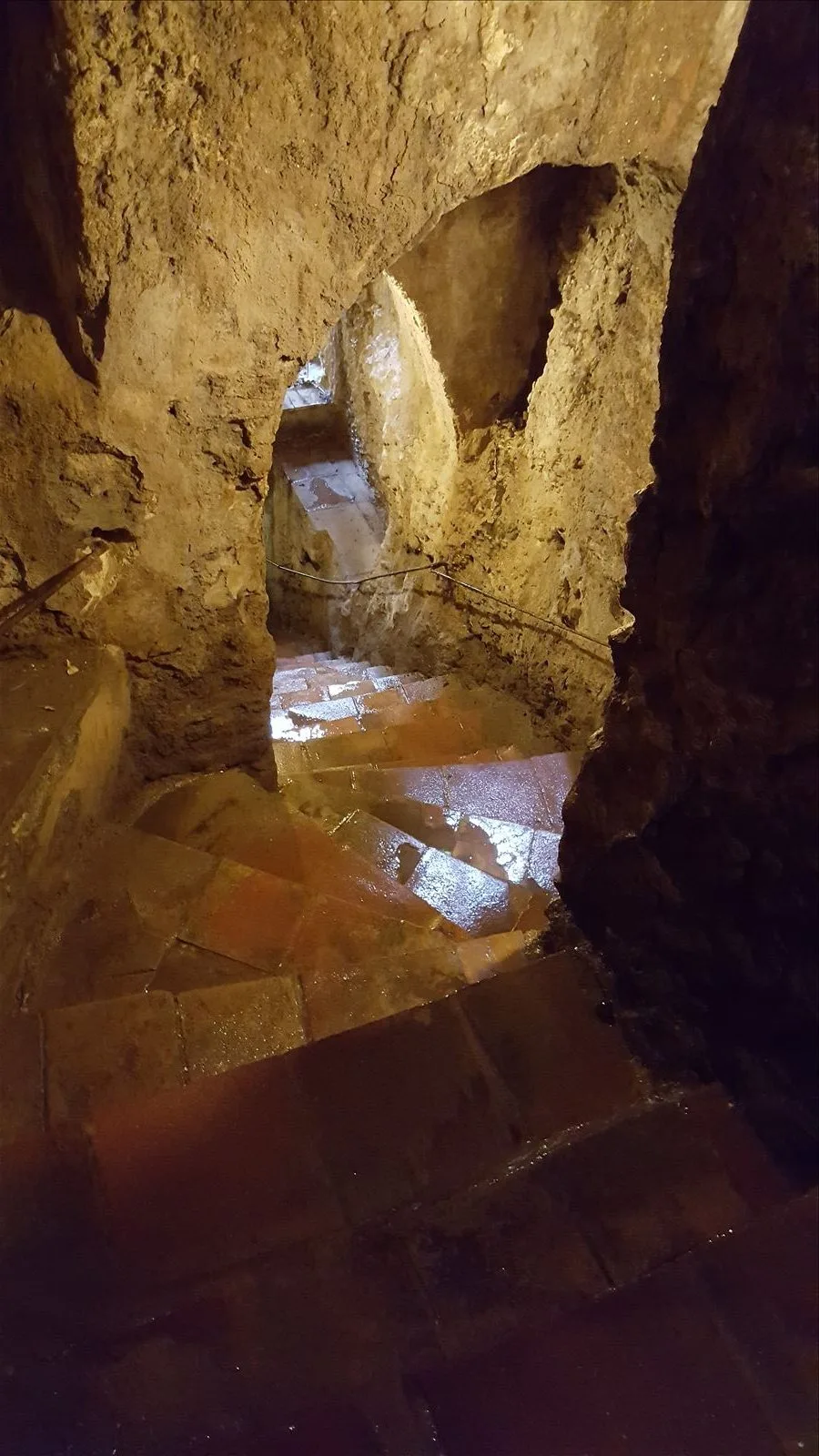 Cave and rock passages under Ronda