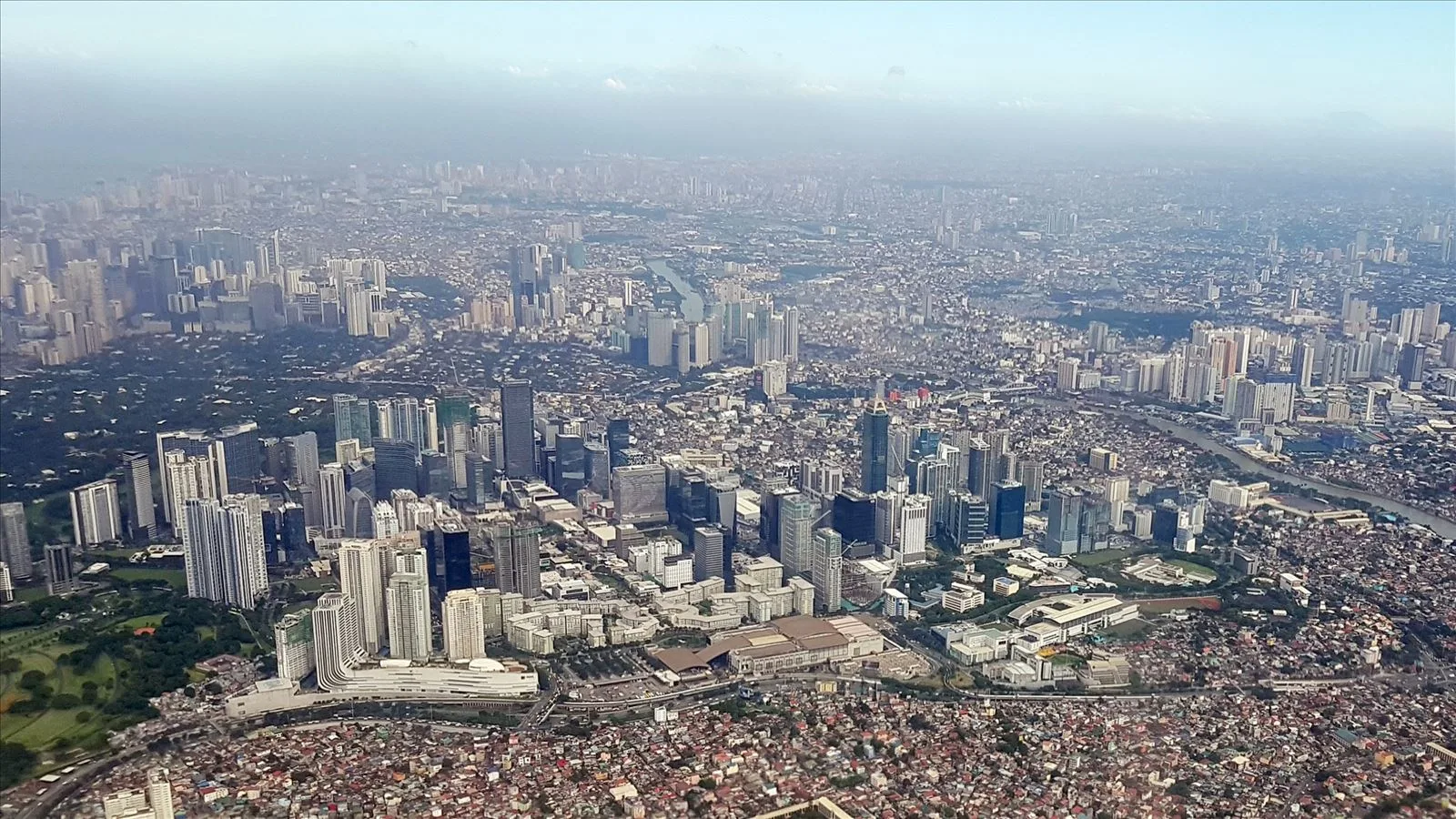 Manila panorama from above
