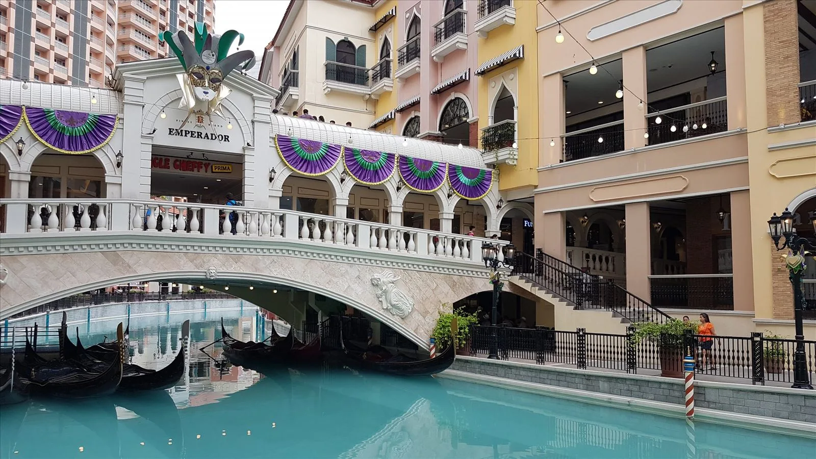Arched bridge in Canal Venice, Makati