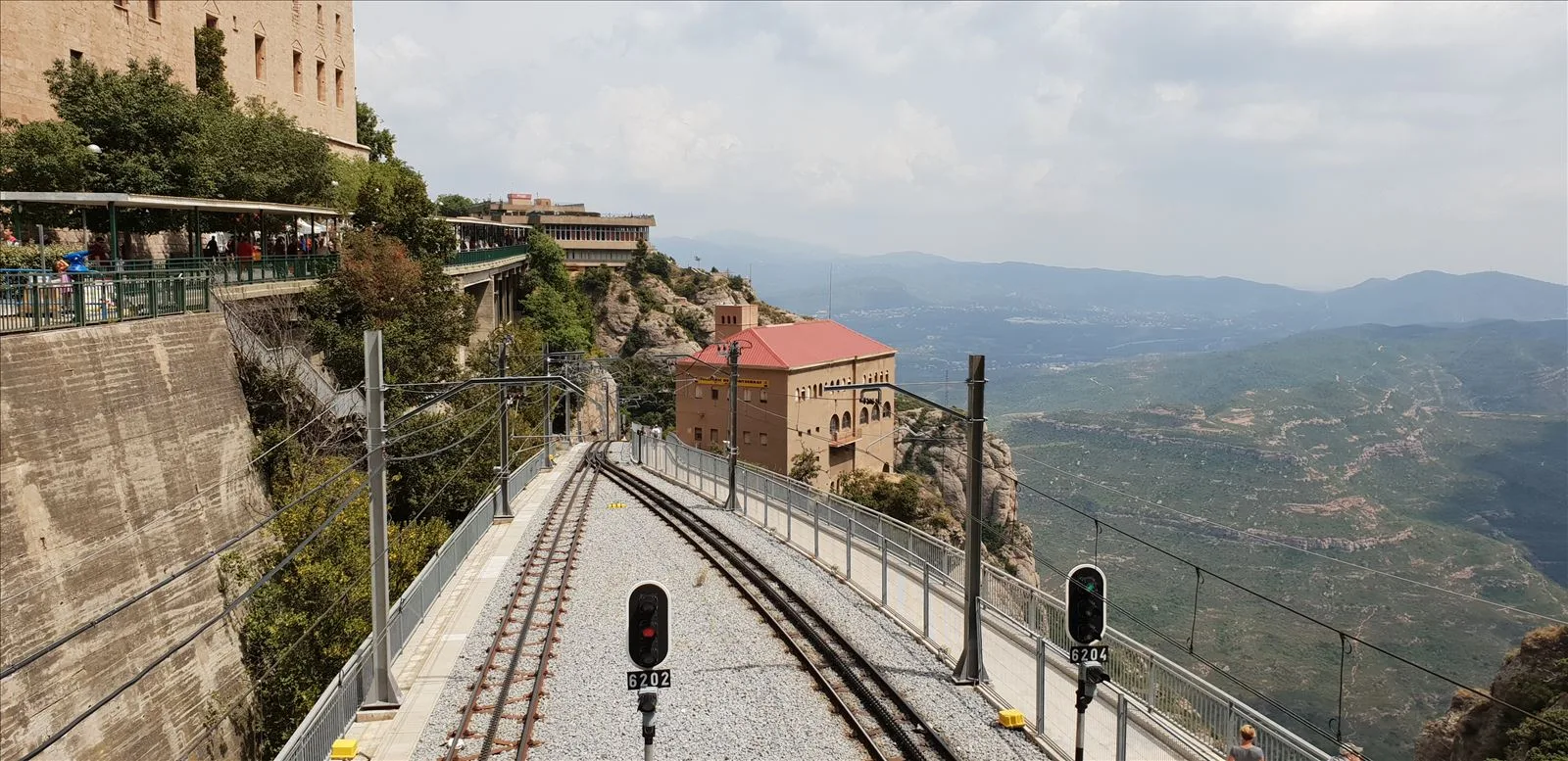 Cog railway on Montserrat