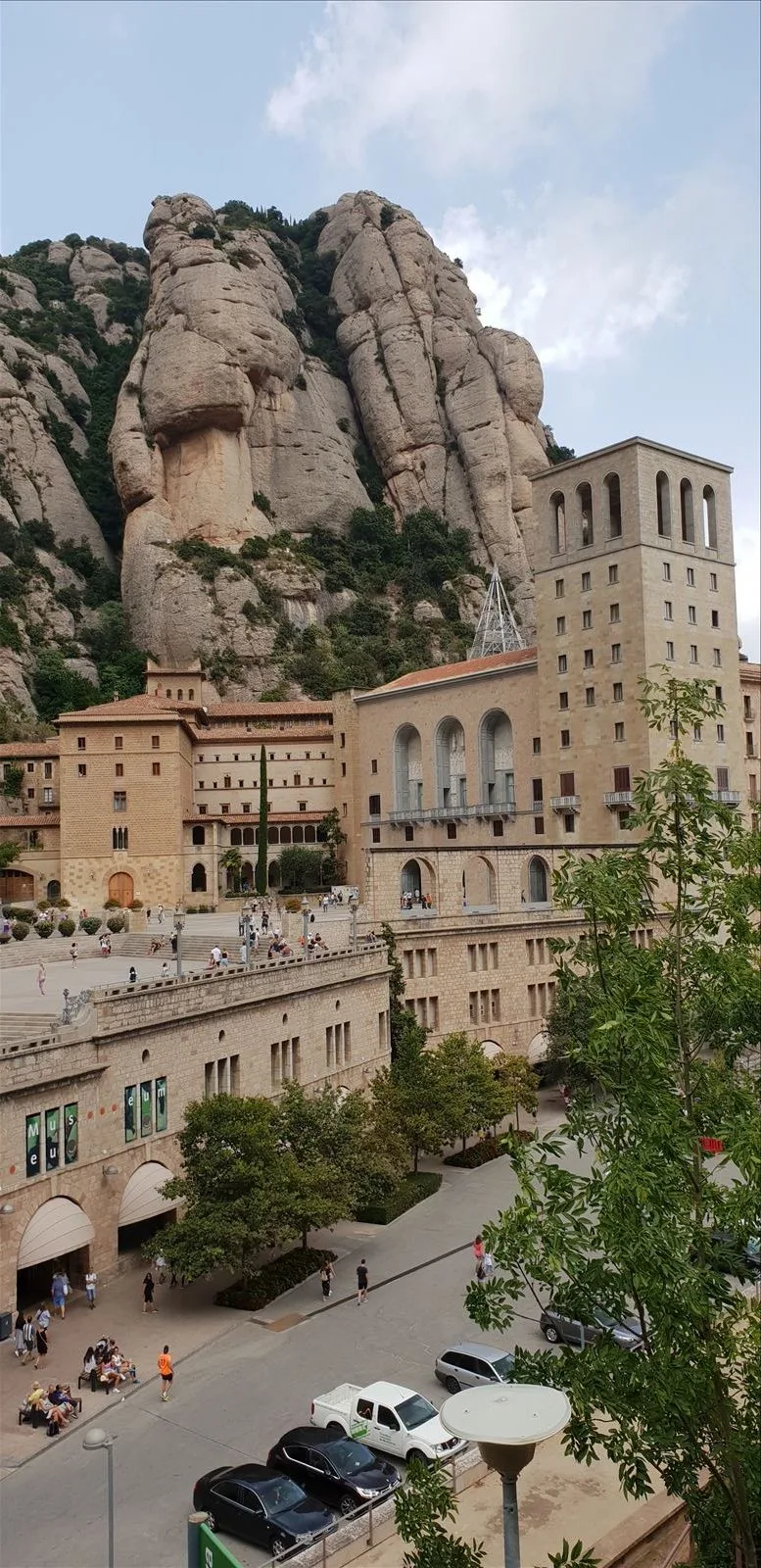 Montserrat Monastery and surrounding cliffs
