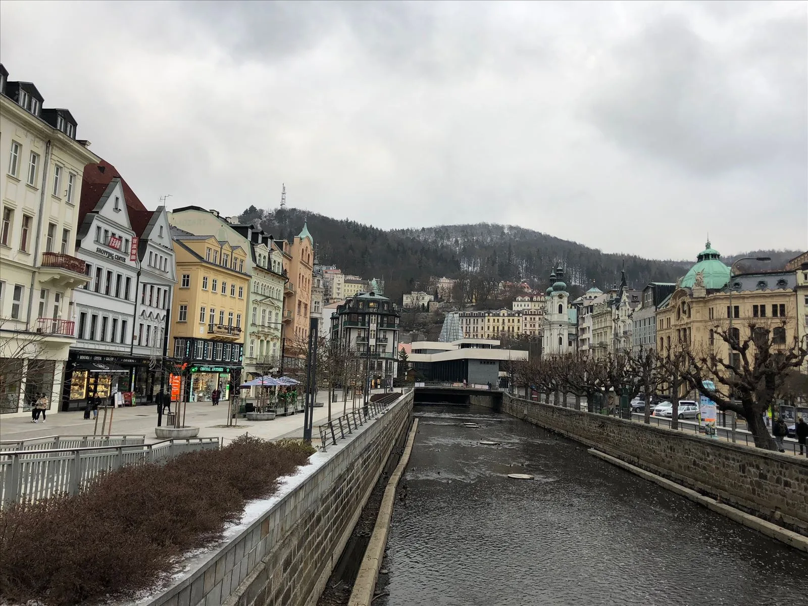 Tepla River in Karlovy Vary
