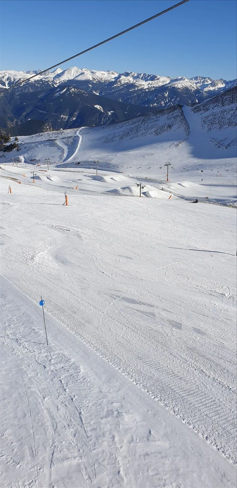 Ski slope in Andorra