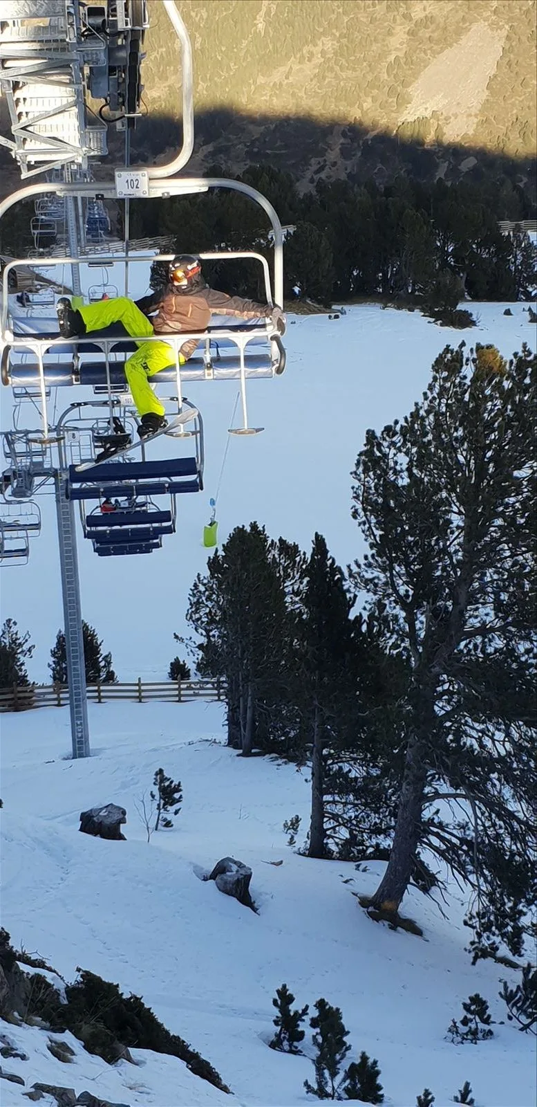 Chairlift at Andorra resort