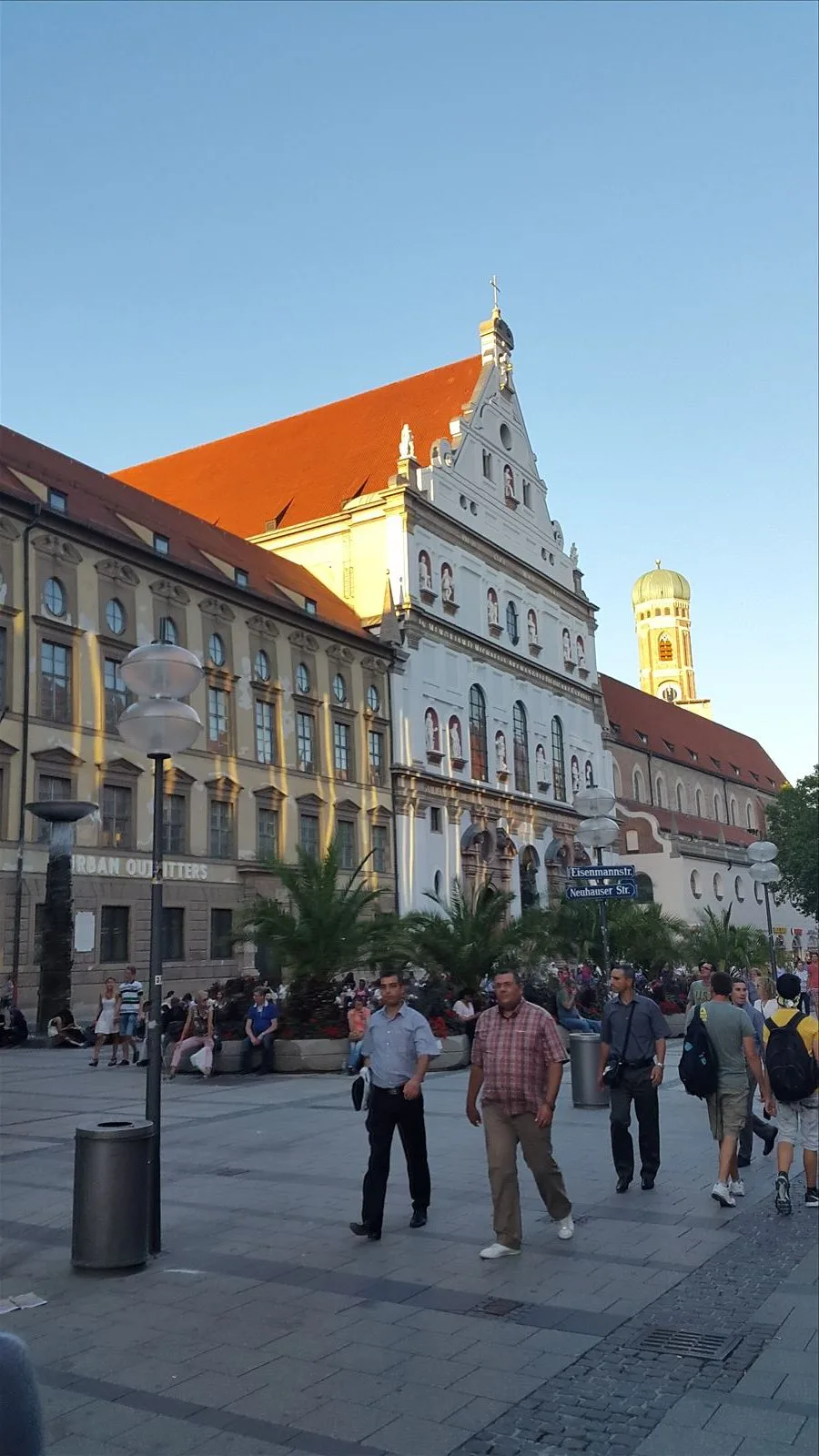 Odeonsplatz and Leuchtenberg Palace, Munich