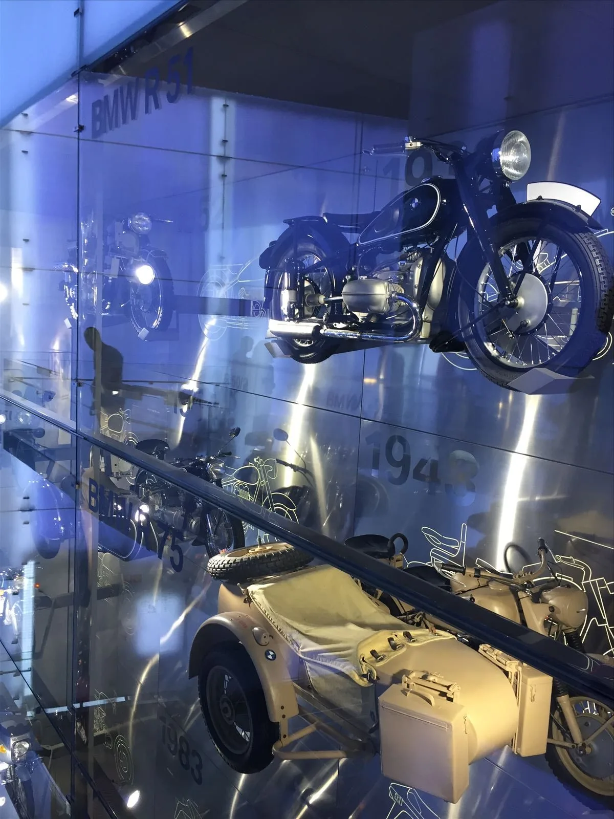 BMW concept cars on display in BMW museum