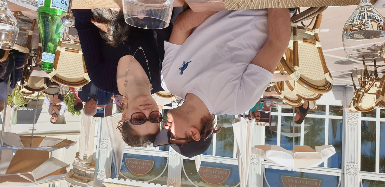 Tourists' selfie in Cannes