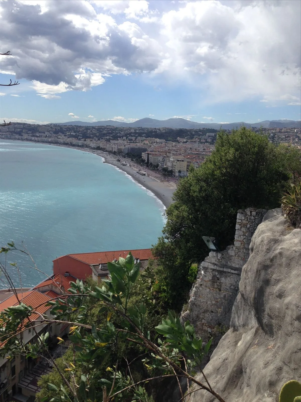 View of Nice bay from Castle Hill