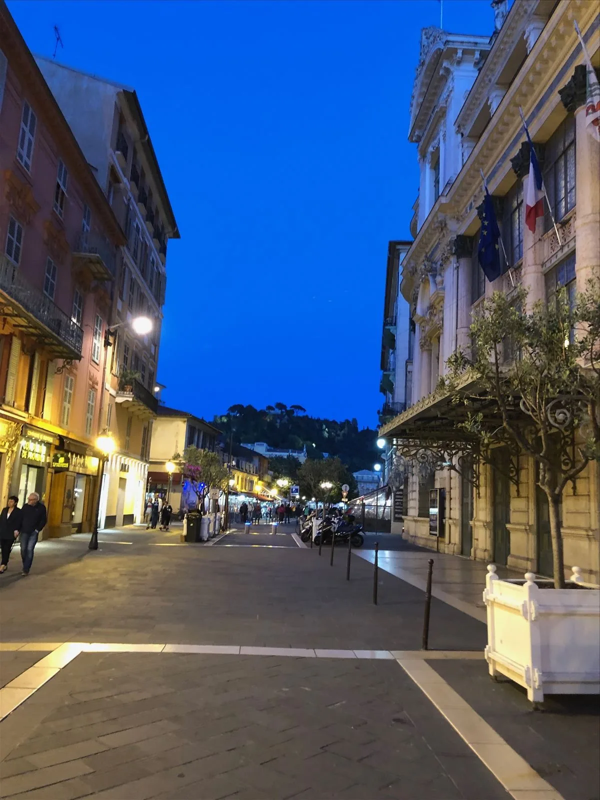 Evening street of Old Town Nice