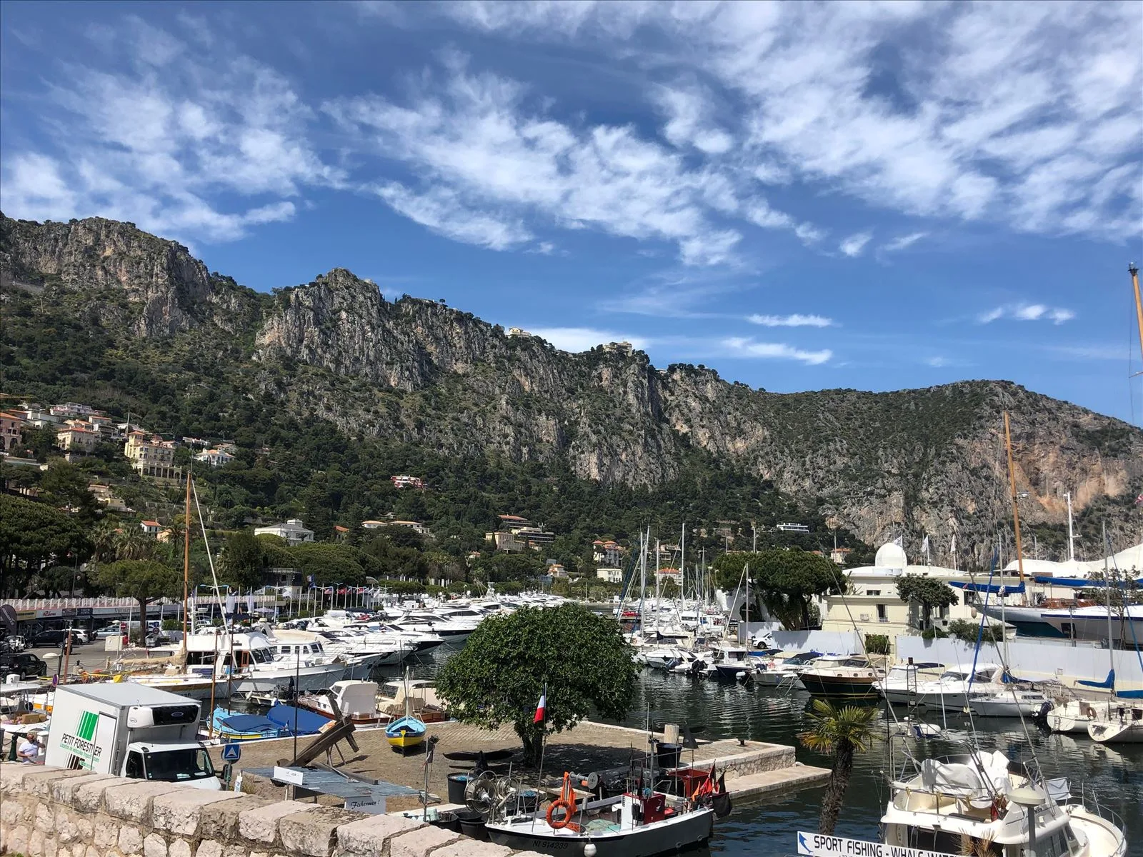 Panorama of the port of Bolle-sur-Mer