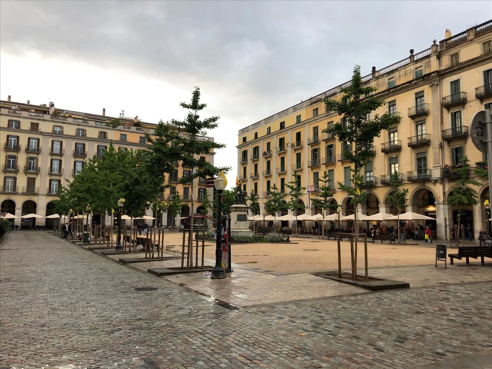 Independence Square in Girona