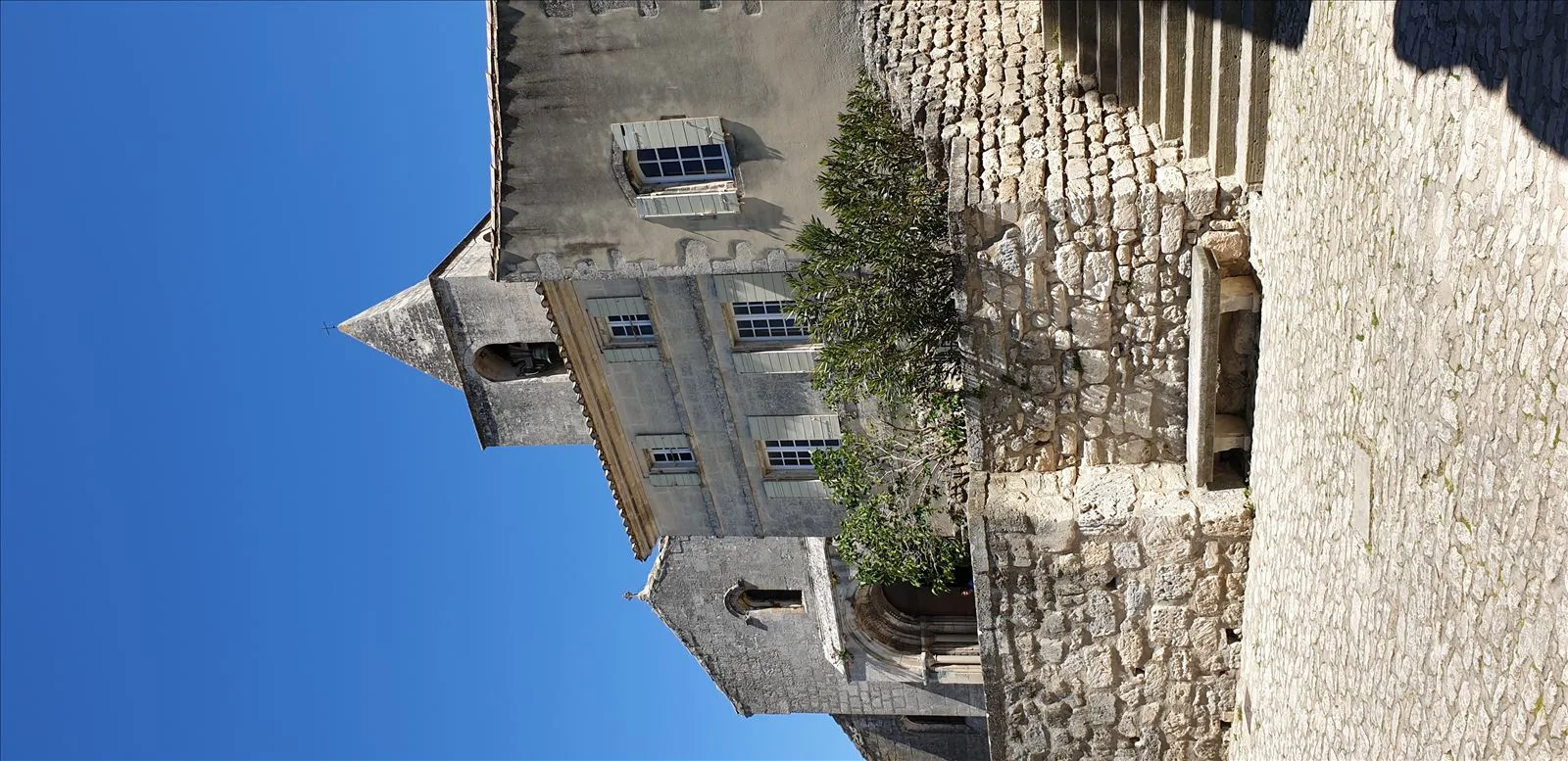 Le-Bo Castle tower against the sky