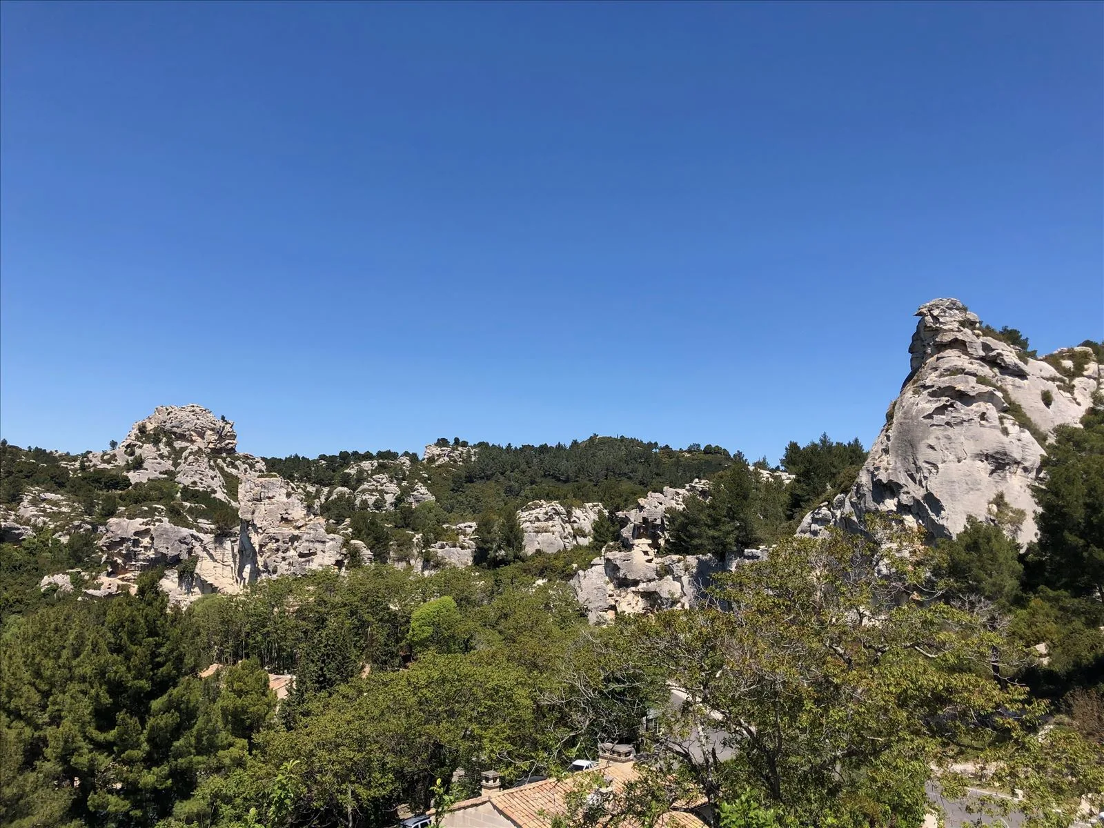 Limestone rock in Alpine Provence