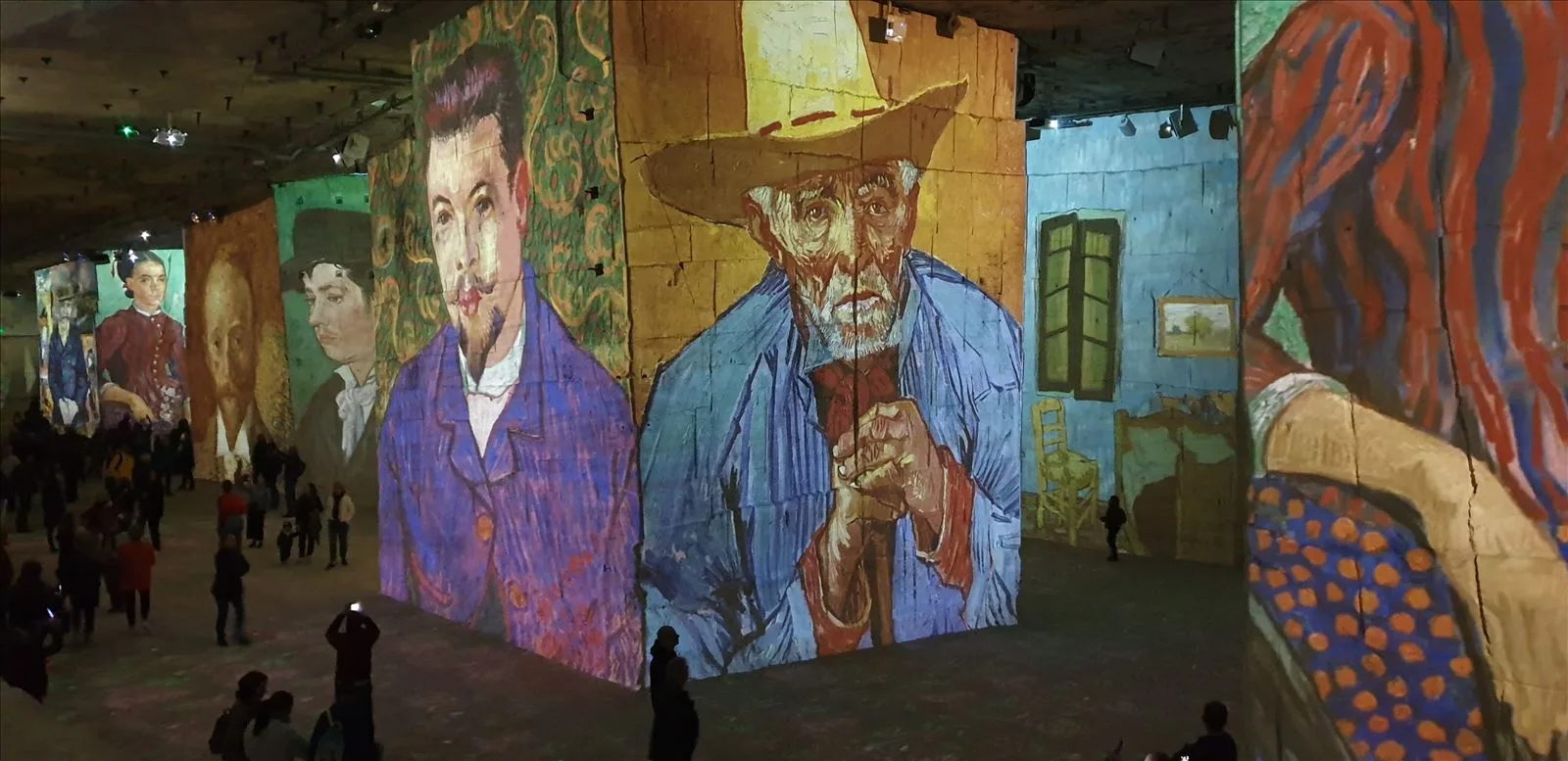 Portrait of Van Gogh on Carrières wall