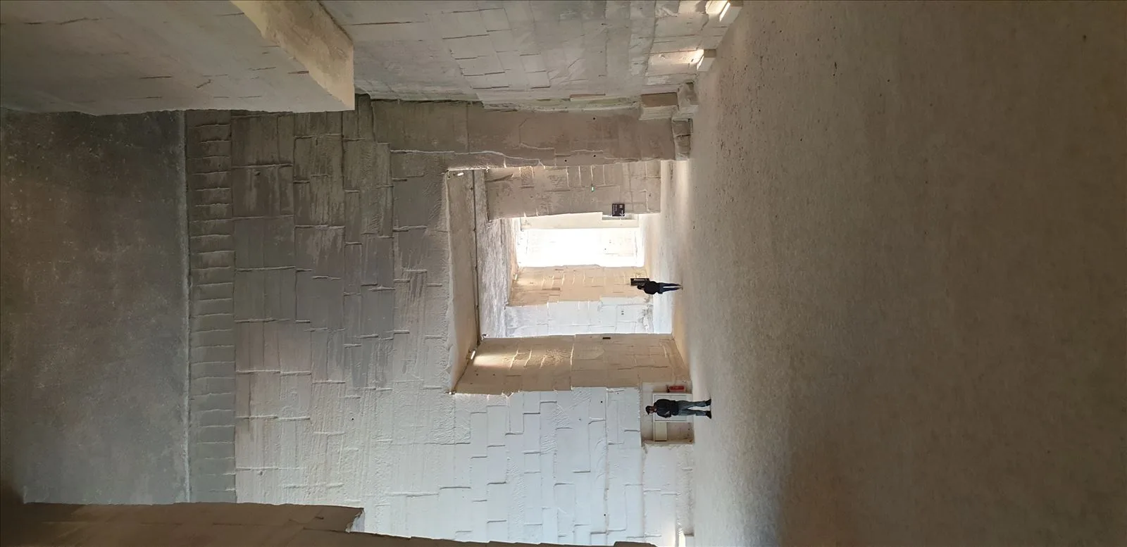 Stone quarry hall without projection