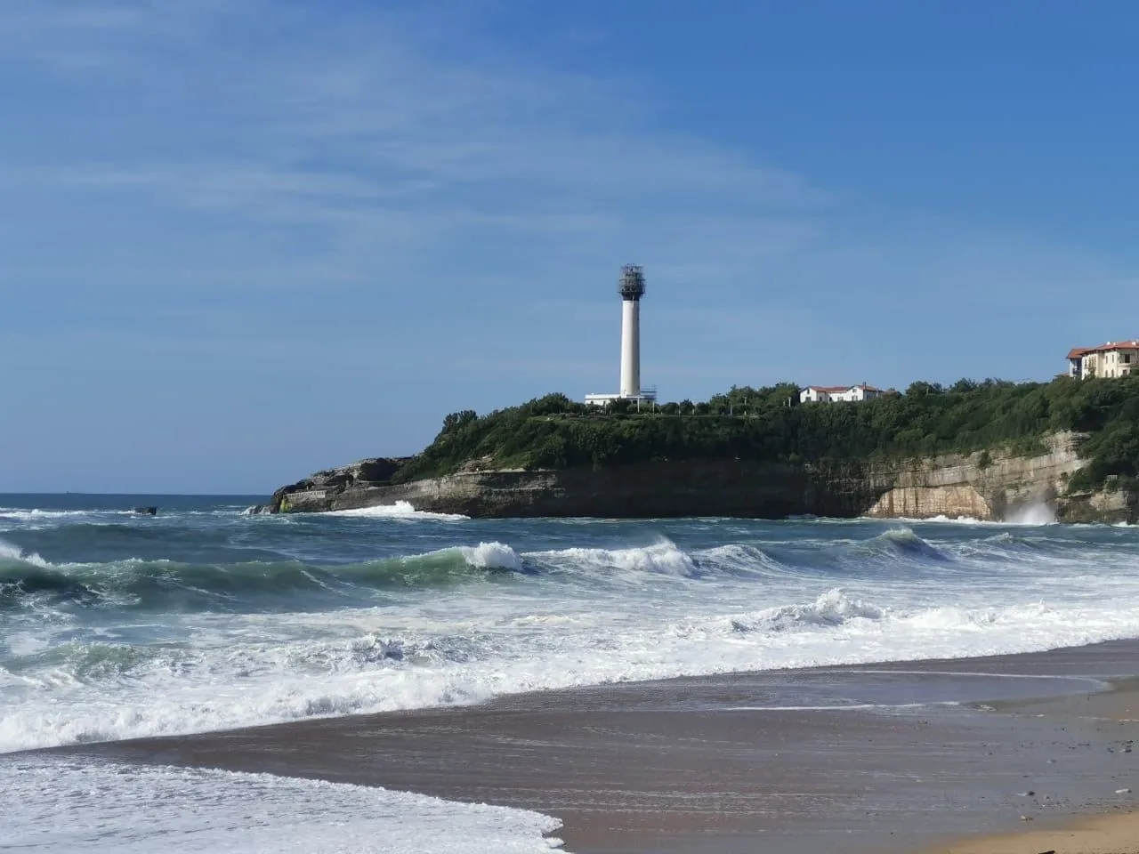 Биарриц: вид на набережную Grande Plage