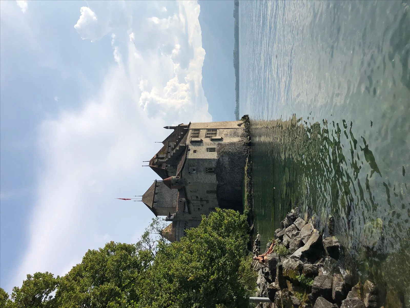Chillon Castle on Lake Geneva