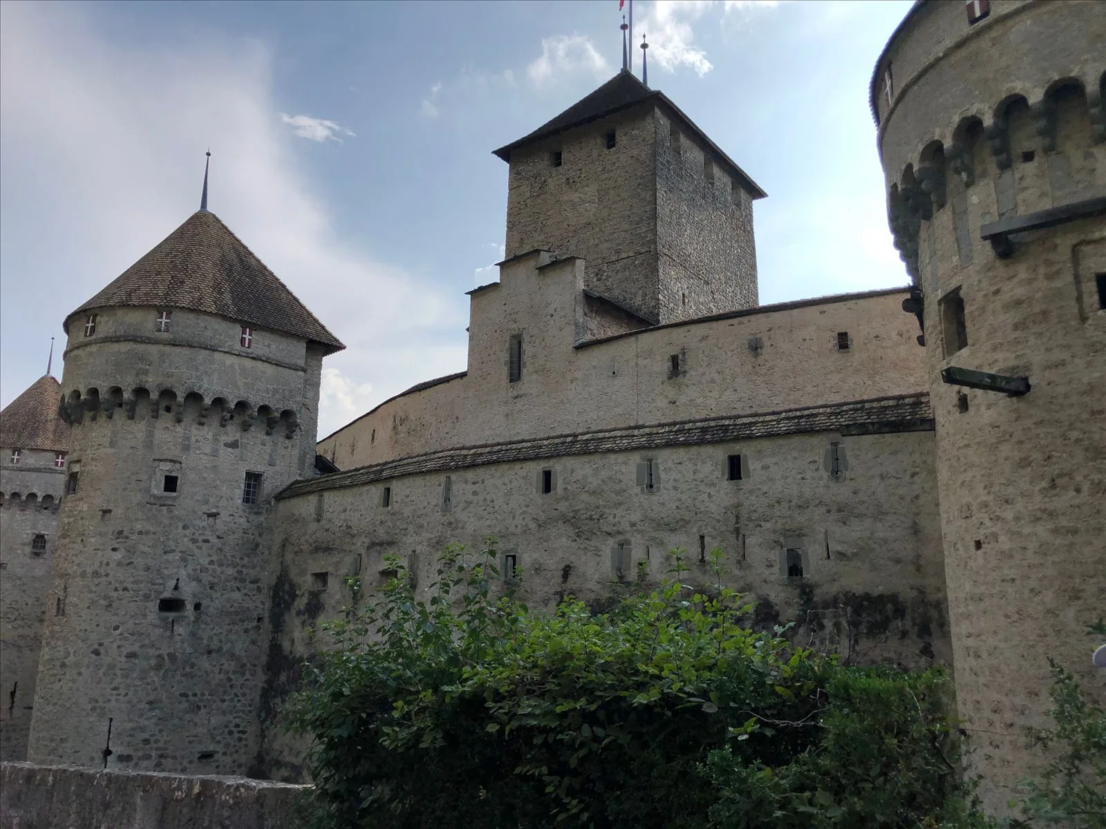 Towers of Chillon Castle