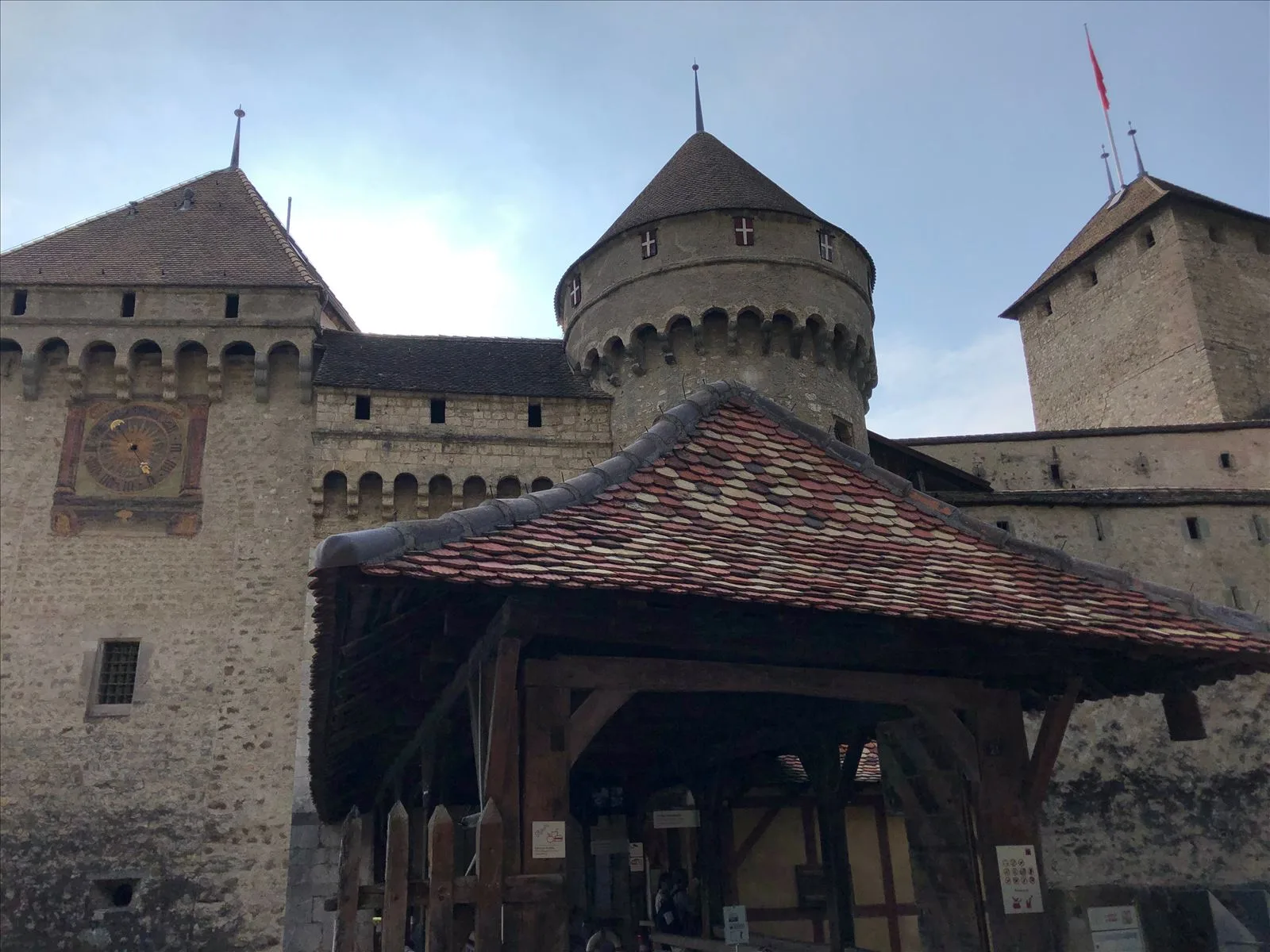 Chillon Castle gate