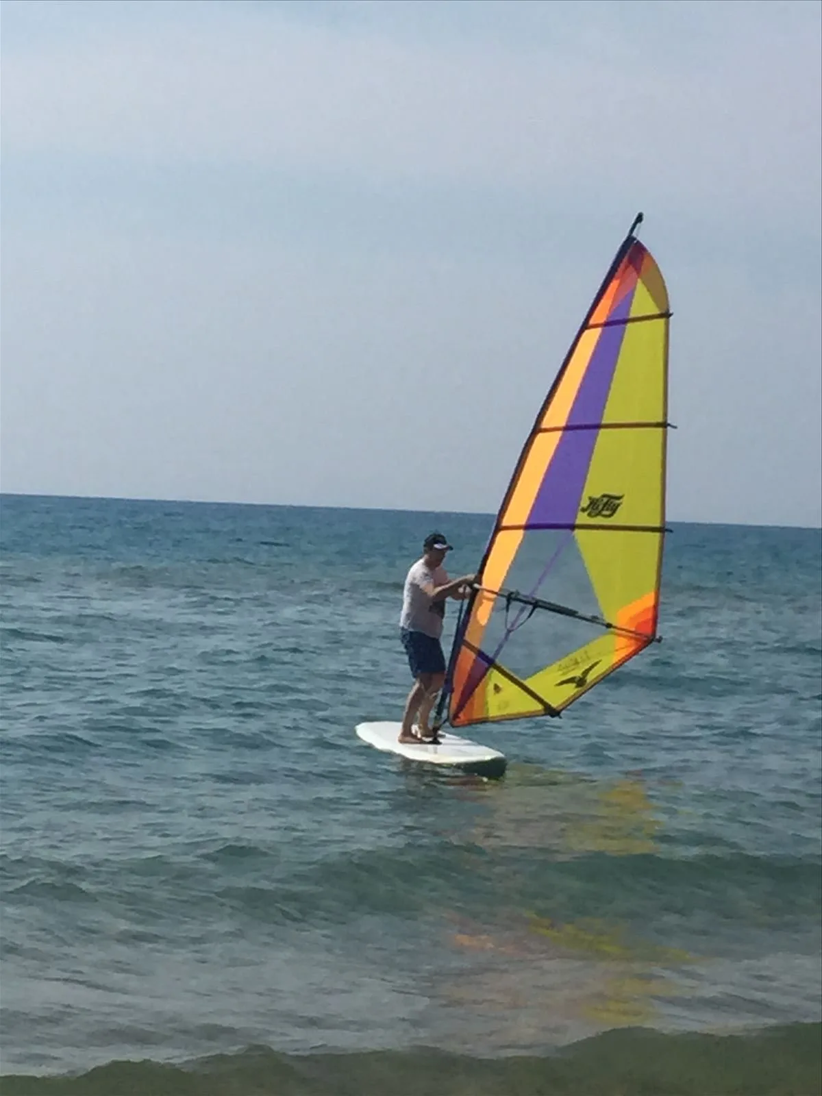 Windsurfing at Killini beach