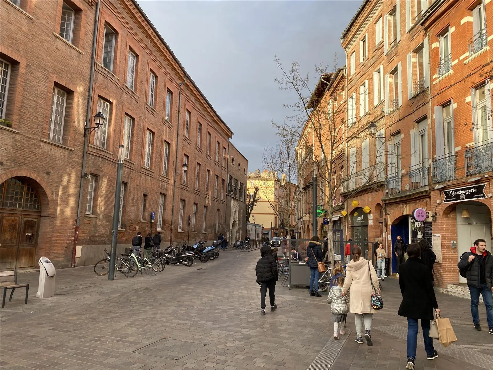 Old town street of Toulouse