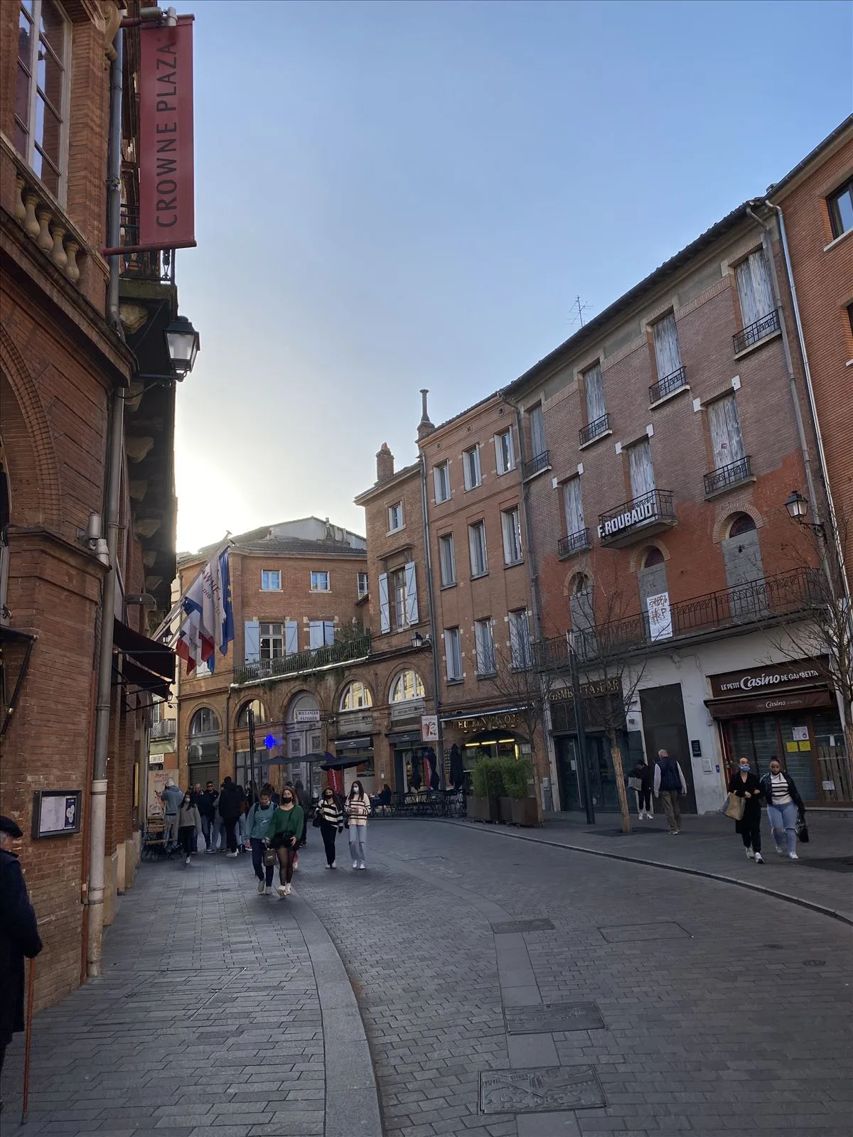 Church tower in old Toulouse