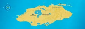 Map of Paradise Island, Bahamas