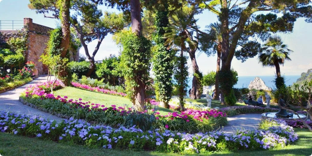 Gardens of Augustus on the island of Capri