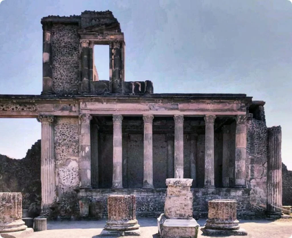 Basilica in ancient Pompeii