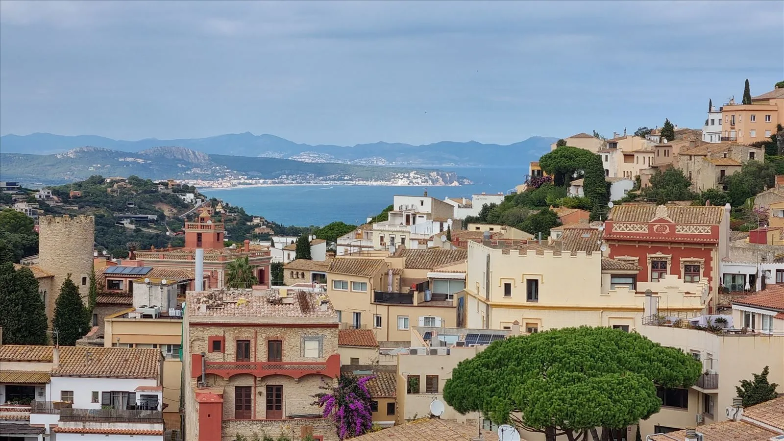 Begur panorama with bay view