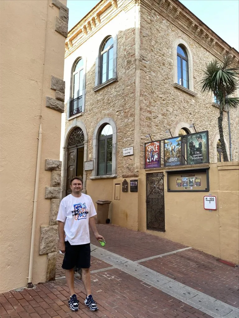 Stone street in the old quarter of Begur