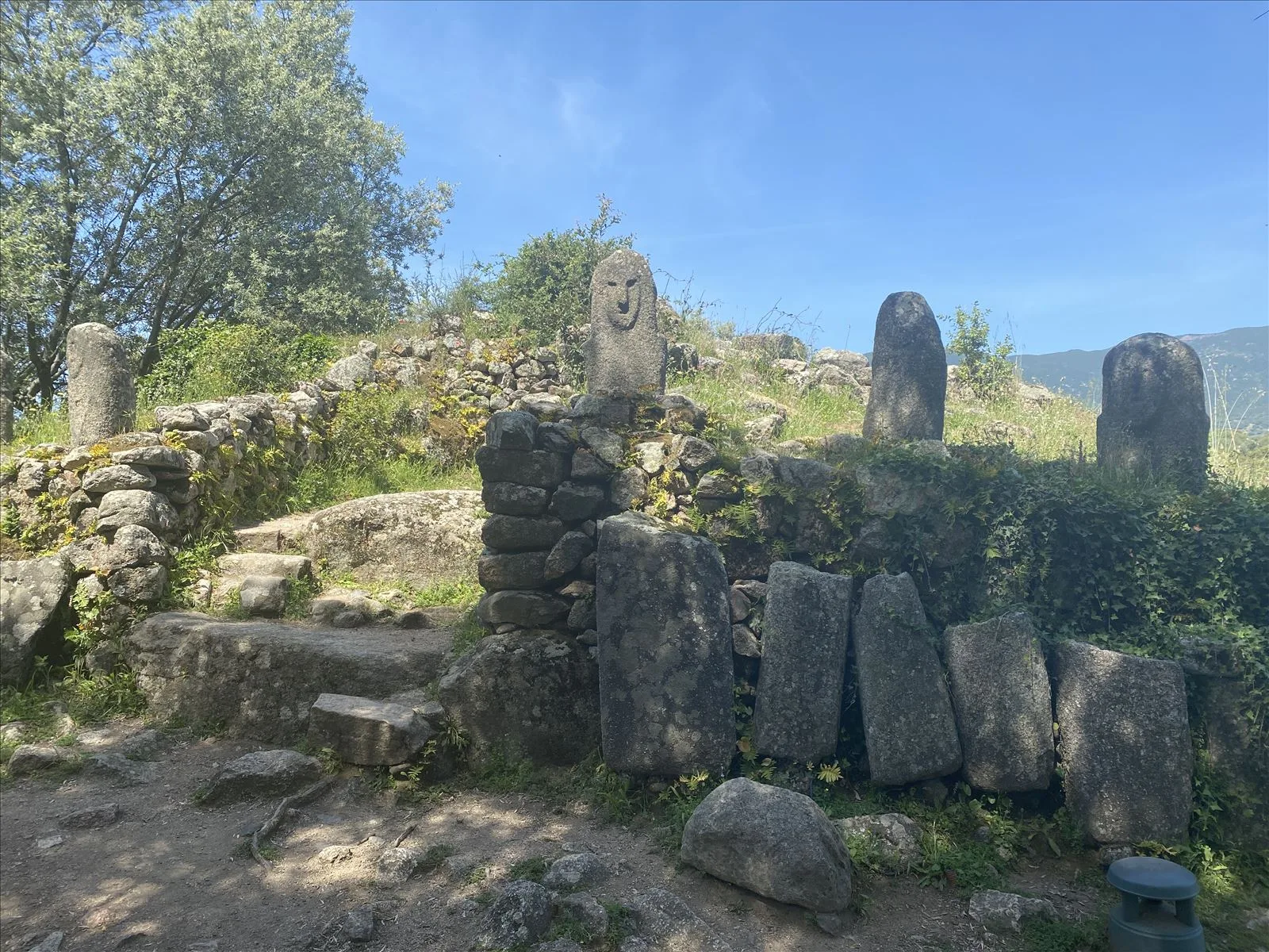 Ruins of a tower on a hill, Corsica