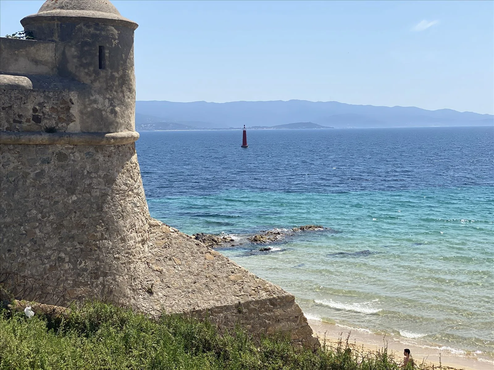 Tower by the sea in Corsica