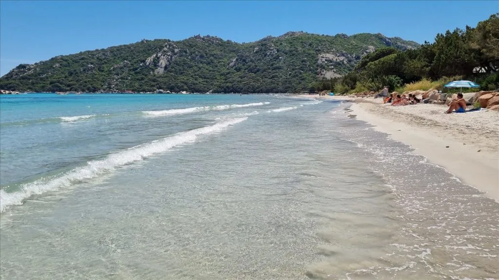 Turquoise lagoon in Corsica
