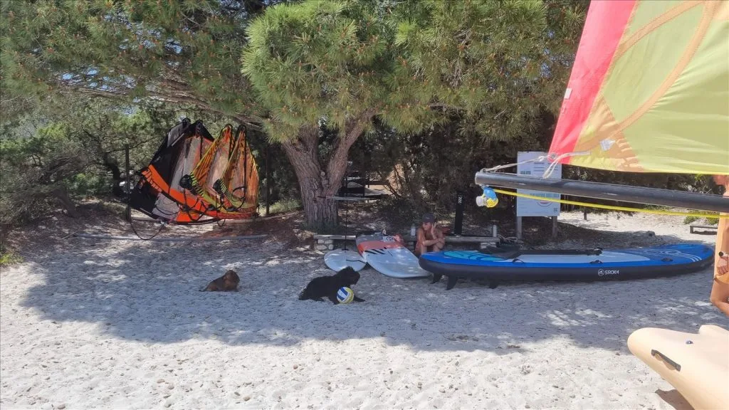 Boat rental on the beach of Corsica