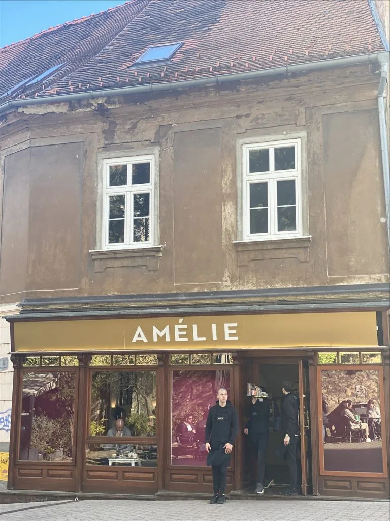 Витрина магазина Amélie в Загребе