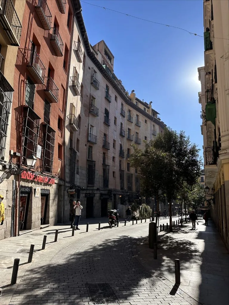 Residential street in La Latina, Madrid