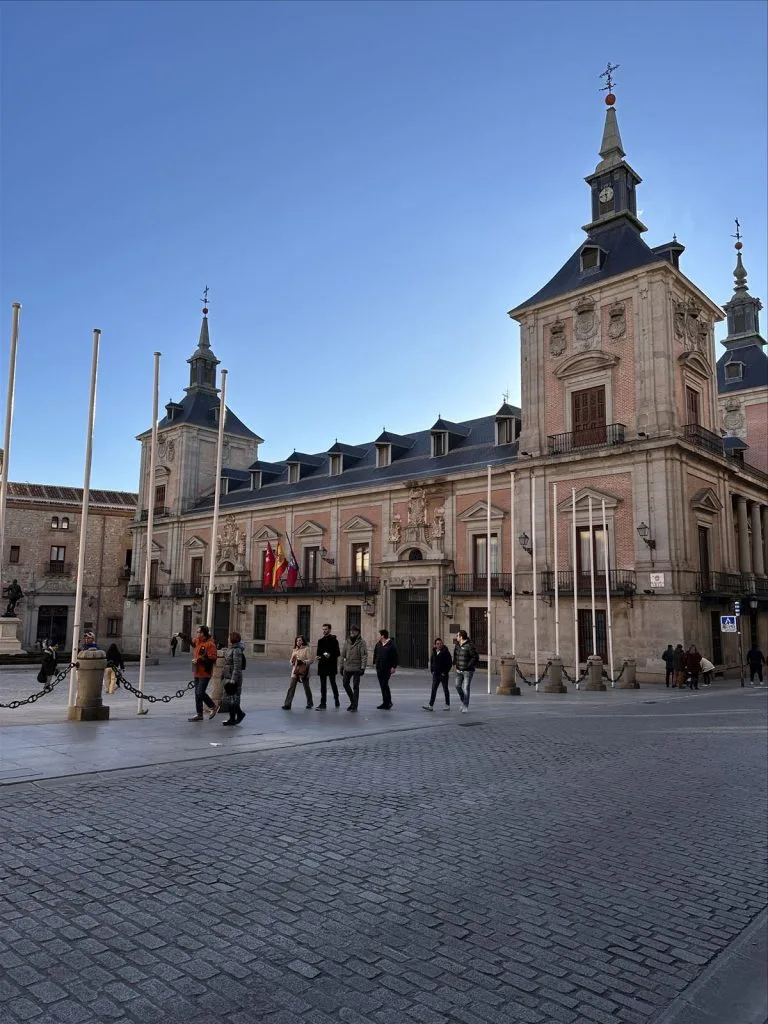 Town hall in the square in central Madrid