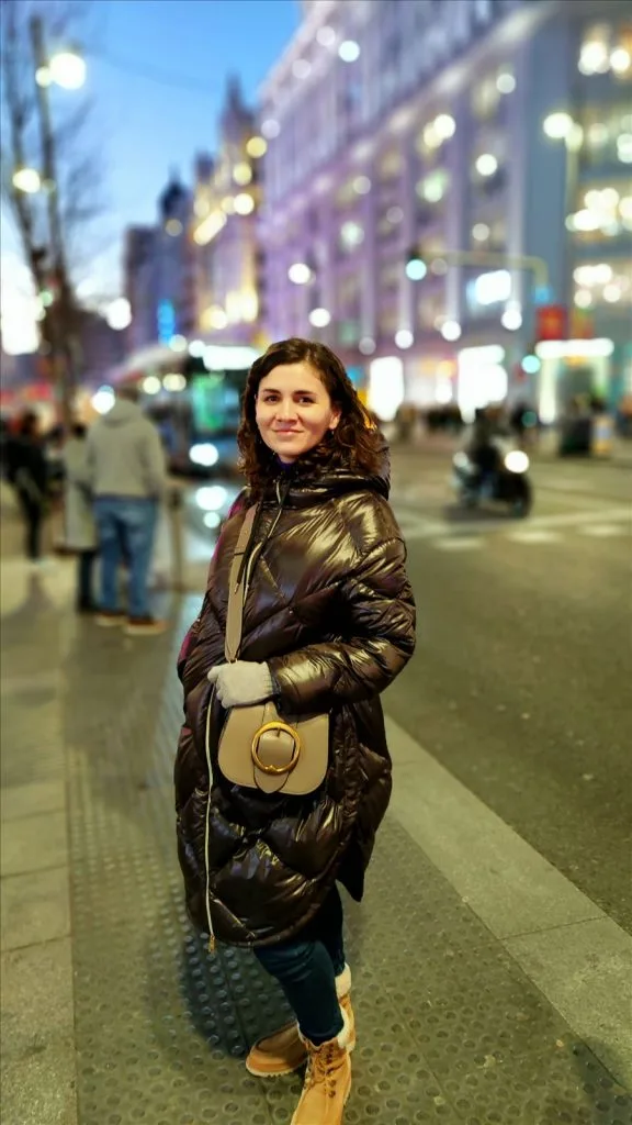 Girl on the streets of Madrid