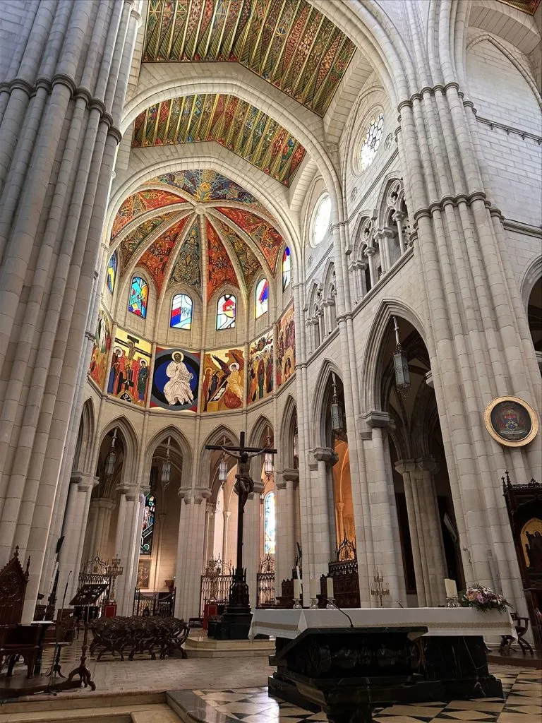 Interior of Almudena Cathedral